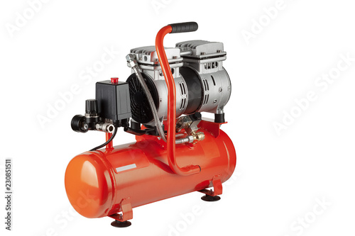 orange air compressor