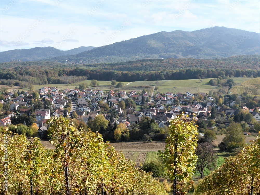 Müllheim Vögisheim vor dem Blauen