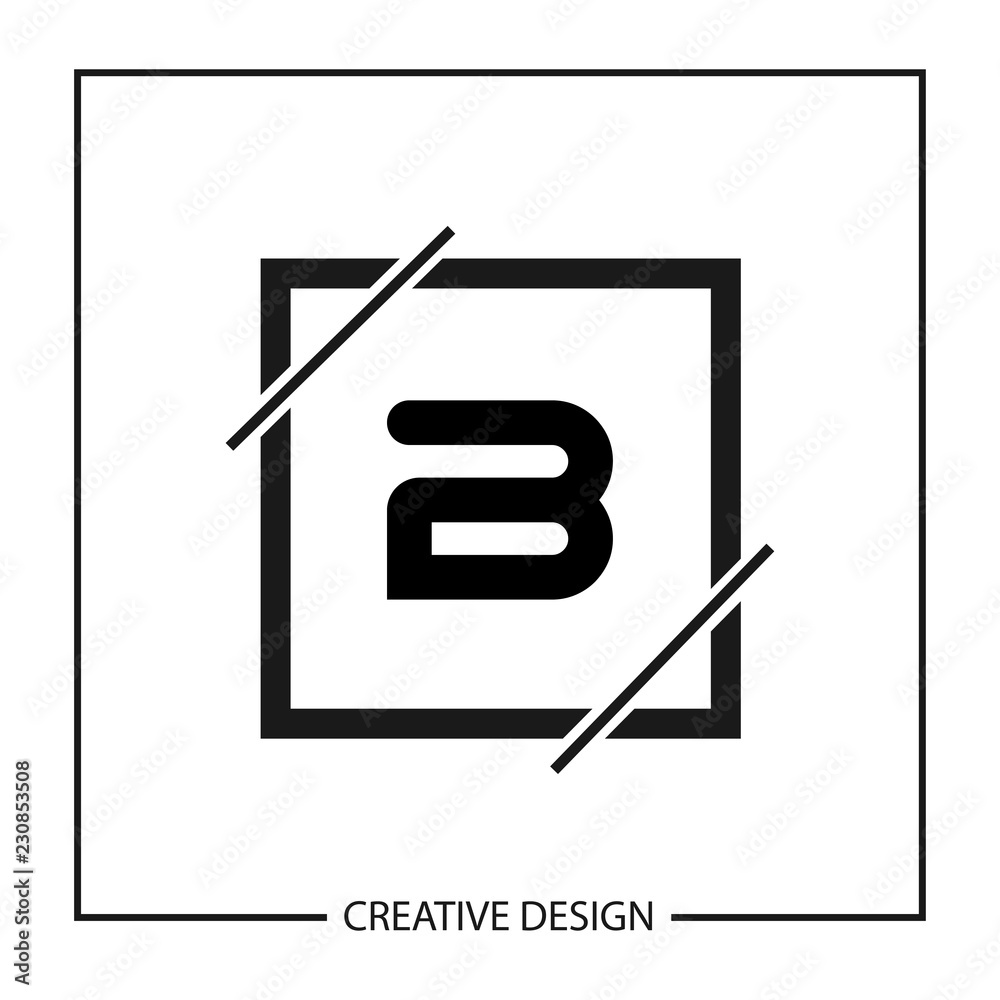 Initial Letter B Logo Template Design Vector Illustration Initial Letter B Logo Template Design Vector Illustration