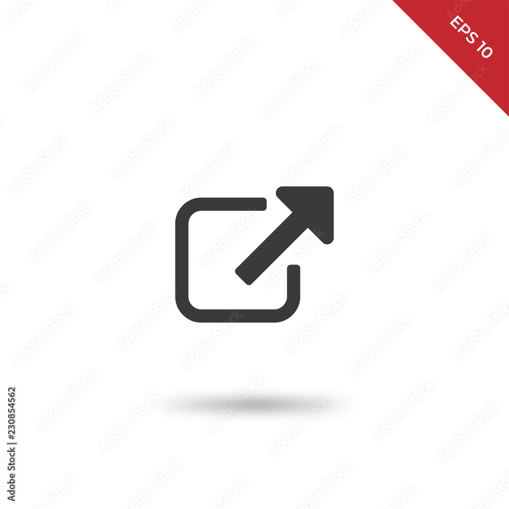 External link symbol vector icon External link symbol vector icon