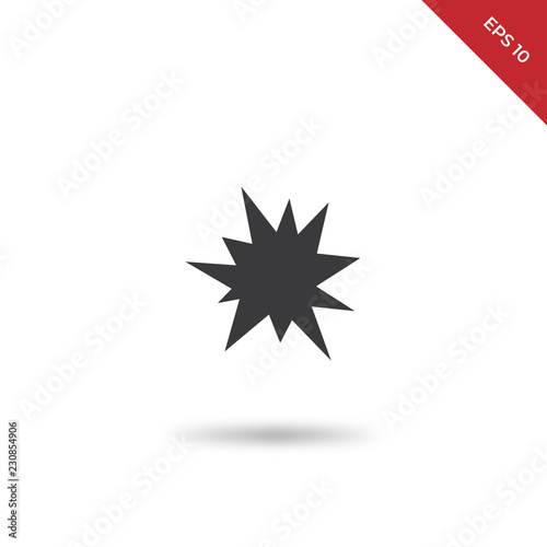 Exploding vector icon