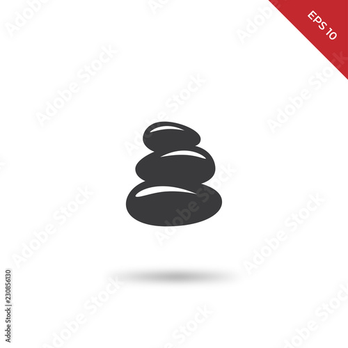 Zen stones vector icon
