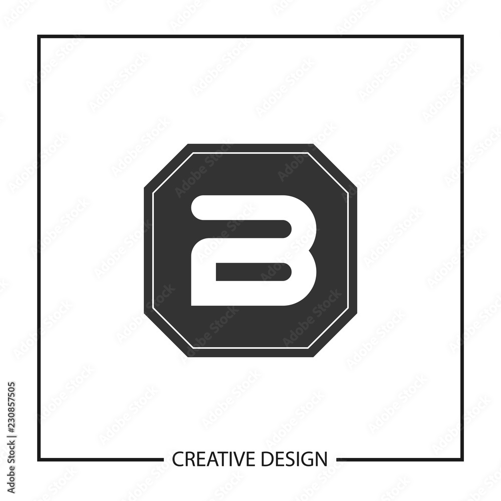 Initial Letter B Logo Template Design Vector Illustration Initial Letter B Logo Template Design Vector Illustration
