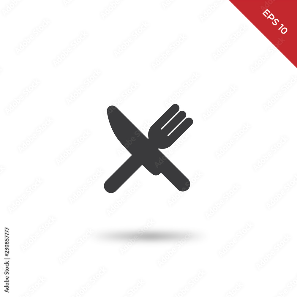 Cutlery vector icon Cutlery vector icon