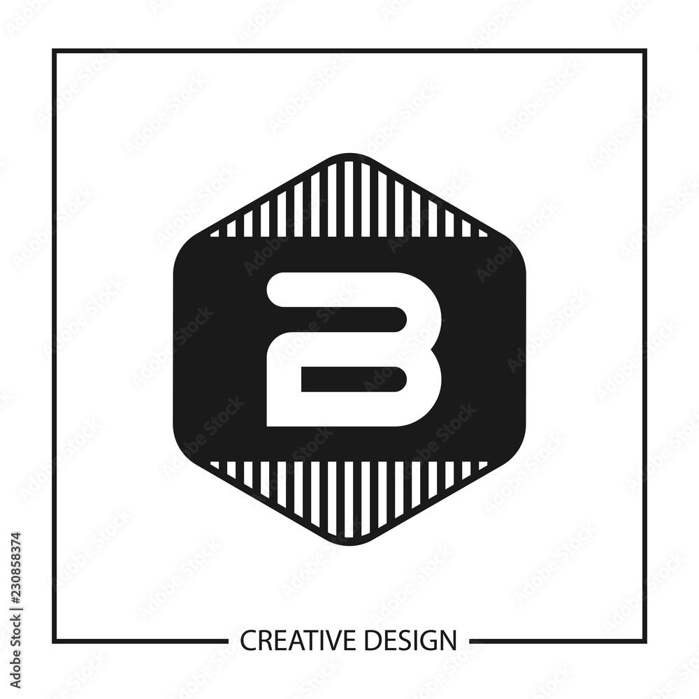 Initial Letter B Logo Template Design Vector Illustration Initial Letter B Logo Template Design Vector Illustration