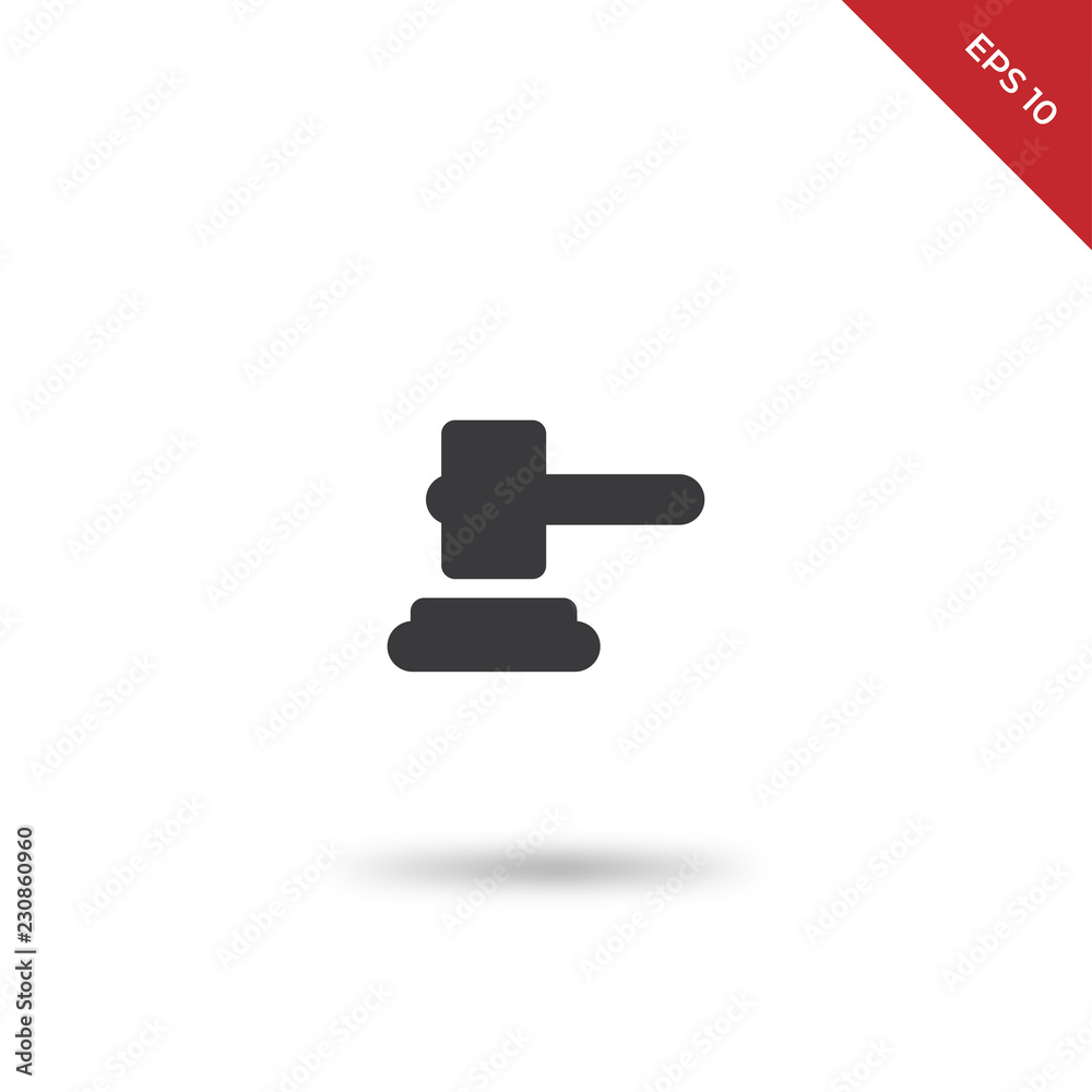Mallet vector icon Mallet vector icon