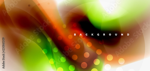 Fluid flowing wave abstract background