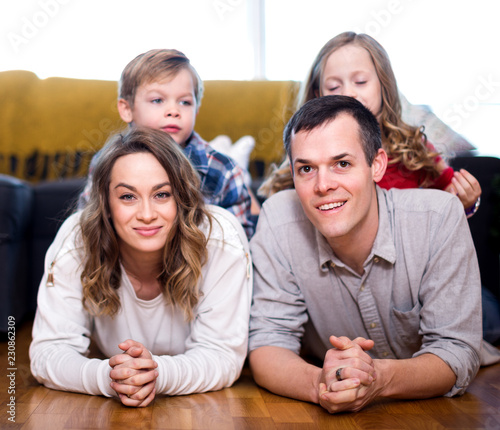 Family members spending quality time together