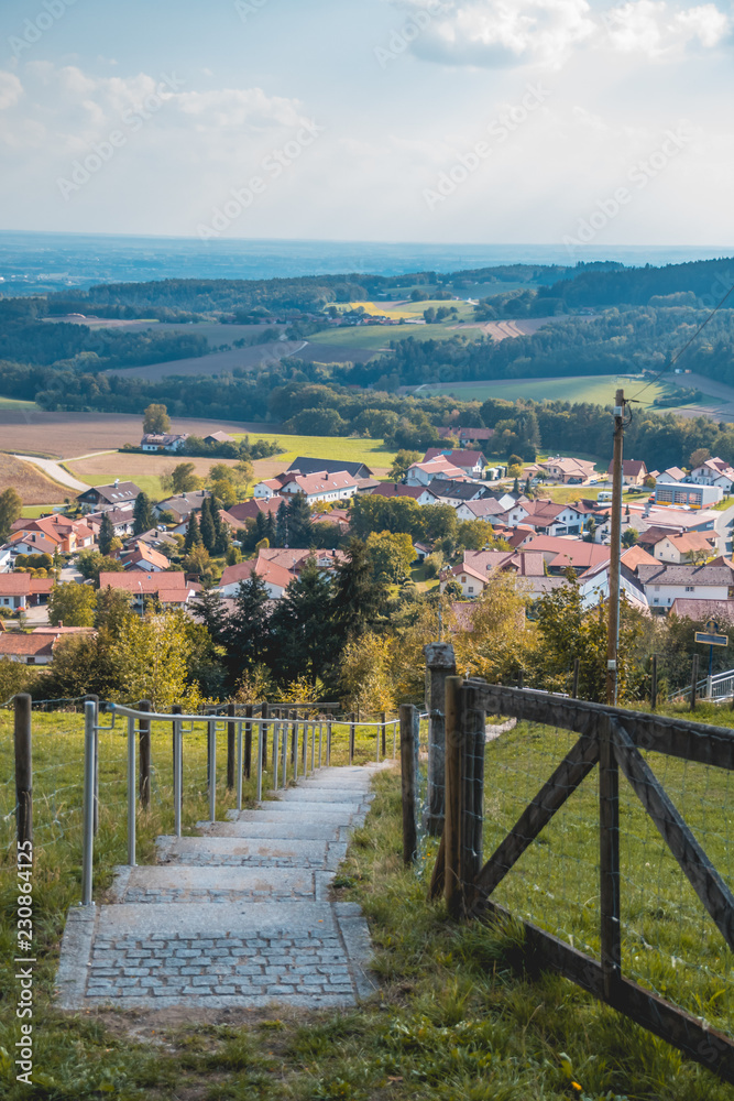Beautiful view at Pilgramsberg-Bavaria-Germany Beautiful view at Pilgramsberg-Bavaria-Germany