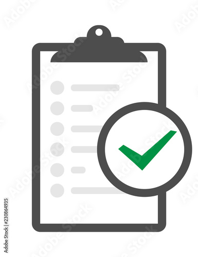 In compliance icon set that shows a company passed inspection Clipboard verification vector icon isolated on transparent background, Clipboard verification logo concept