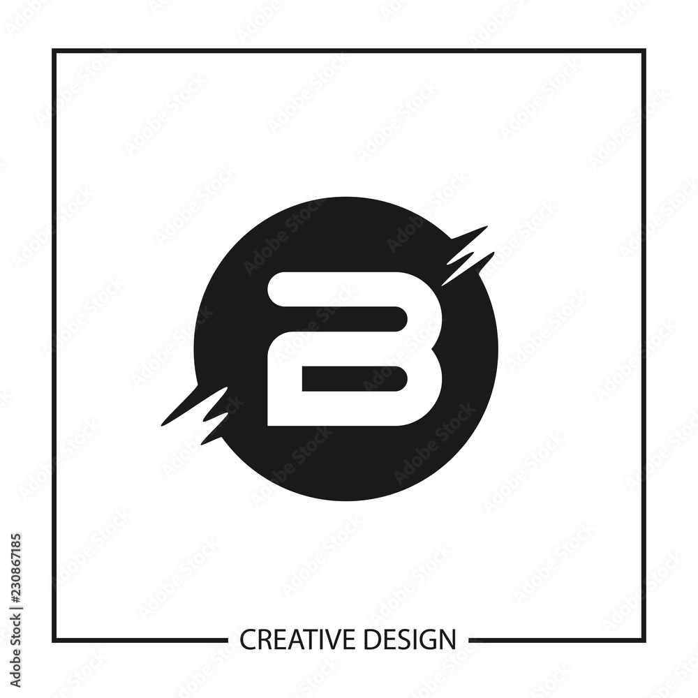 Initial Letter B Logo Template Design Vector Illustration Initial Letter B Logo Template Design Vector Illustration