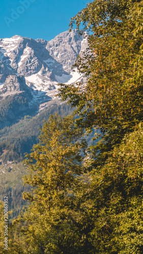 Smartphone HD wallpaper of beautiful alpine landscape at Lofer - Tyrol - Austria