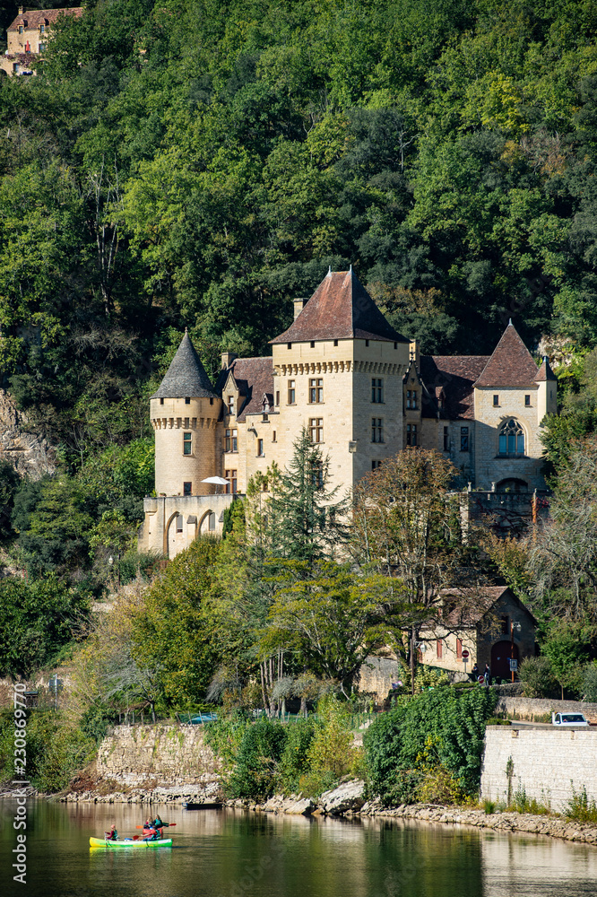 La Roque Gageac, one of the most beautiful villages of France, Dordogne region