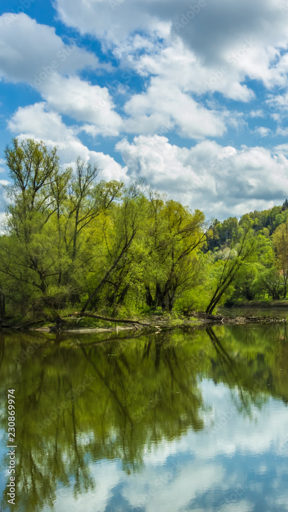 Smartphone HD wallpaper of beautiful view on the danube island near Pleinting - Bavaria Smartphone HD wallpaper of beautiful view on the danube island near Pleinting - Bavaria