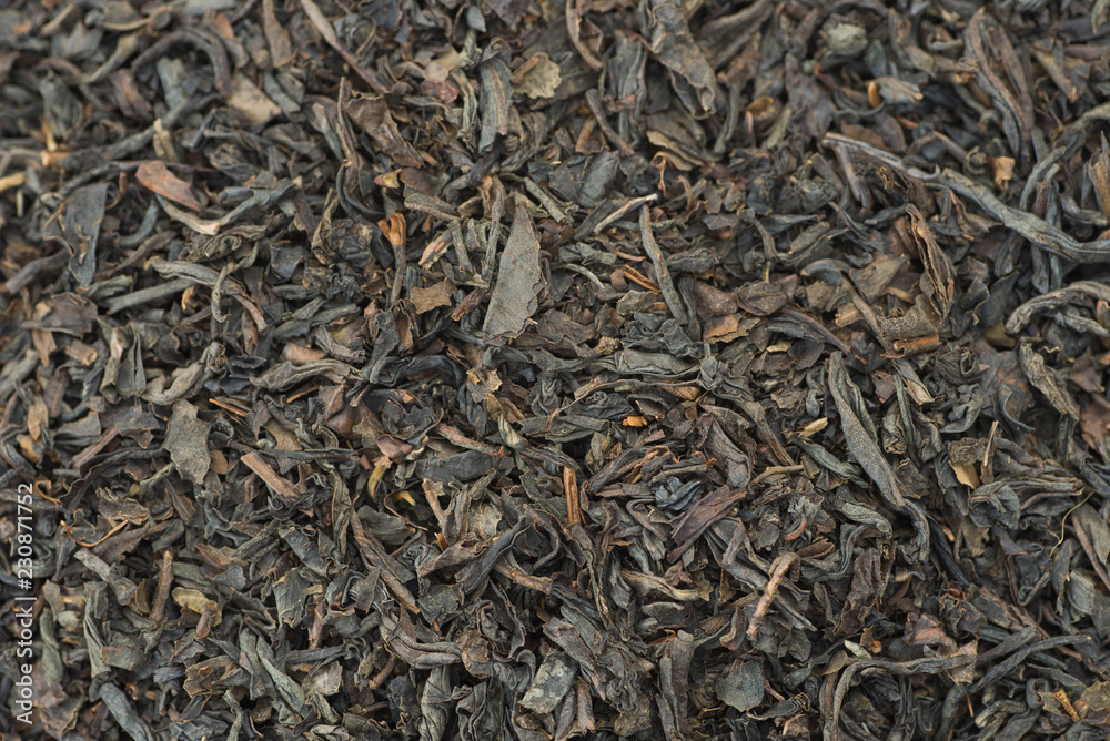 dried tea leaves macro selective focus dried tea leaves macro selective focus