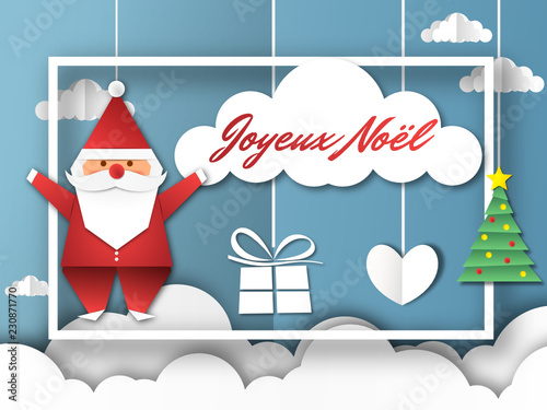 joyeux noël - merry christmas - père noël - santa claus