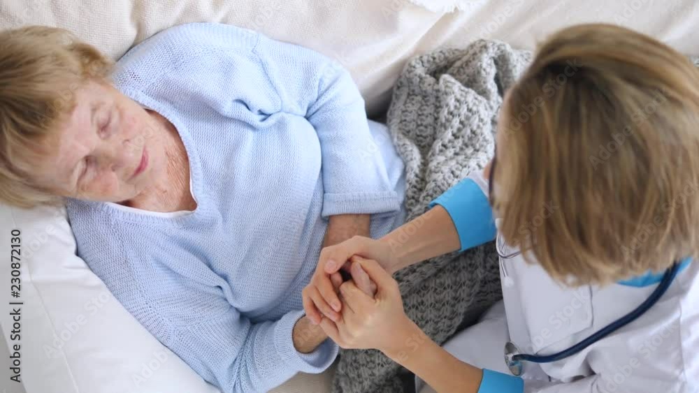 Doctor House Call. Home Doctor Visit. Elederly And Seniors Healthcare. Doctor House Call. Home Doctor Visit. Elederly And Seniors Healthcare.