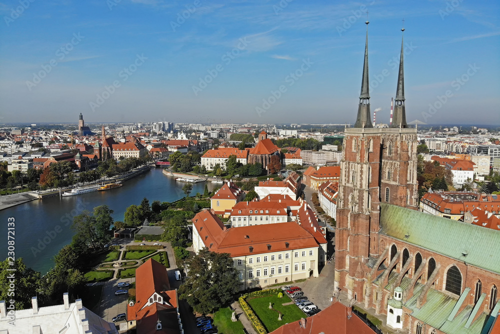 Fototapeta premium Ostrów Tumski we Wrocławiu