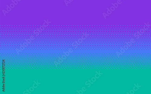 Pixel art gradient color. Dithering vector background.