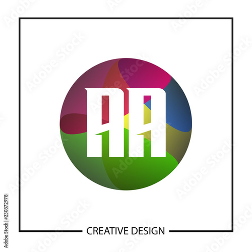 Initial Letter AA Logo Template Design Vector Illustration
