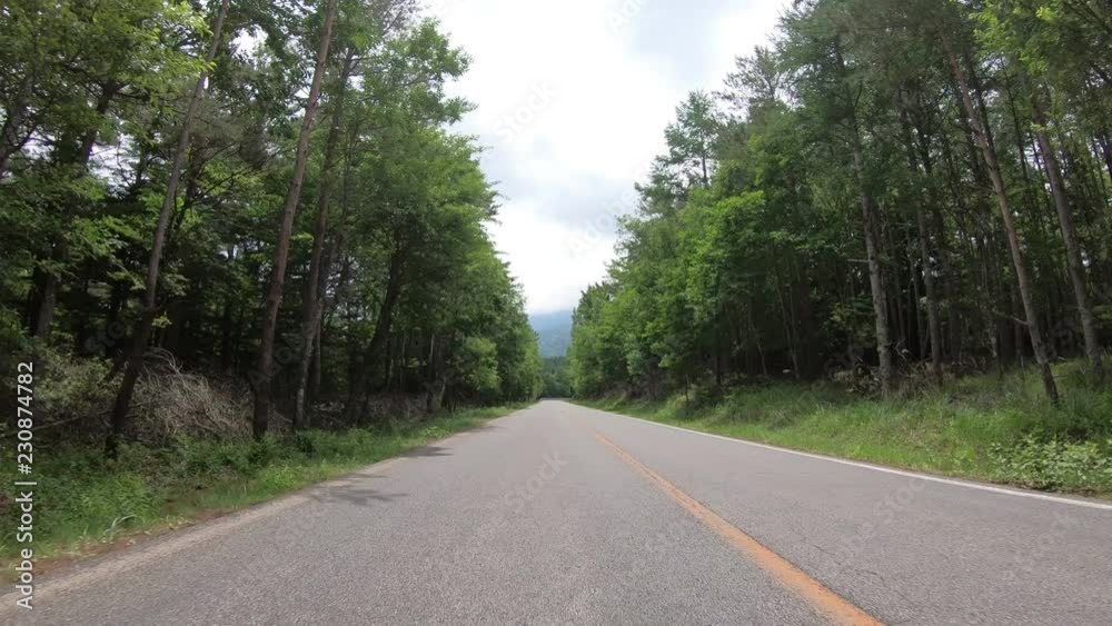 4K POV point of view car driving through highway mountain 4K POV point of view car driving through highway mountain