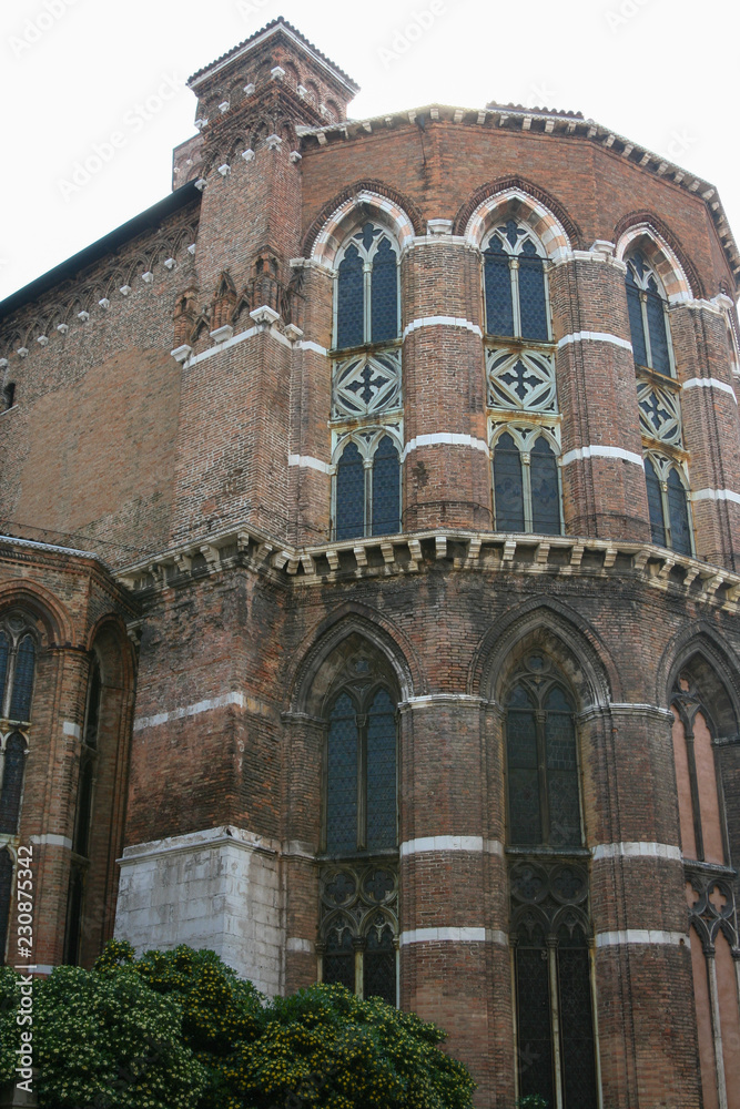 Venice, apse of the Frari
