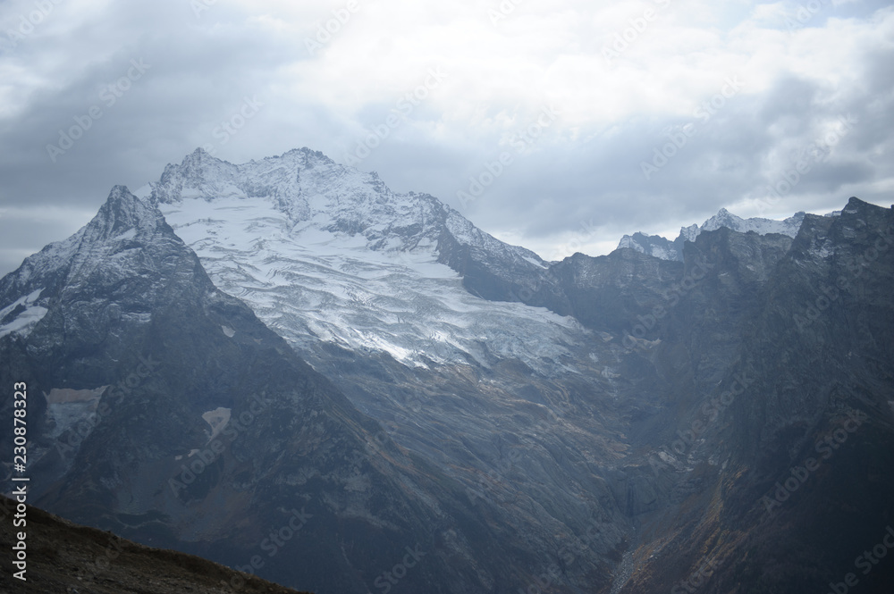Obraz premium view of alps in winter