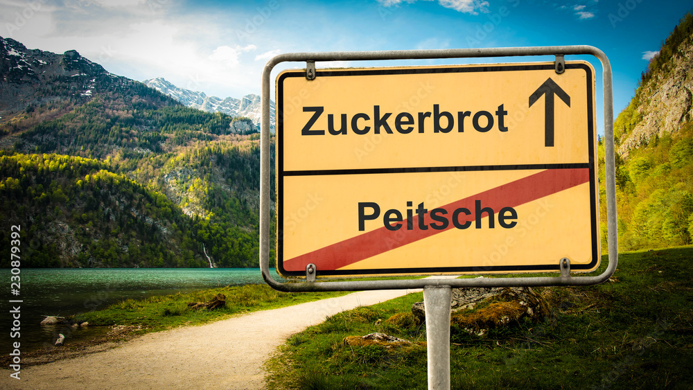 Schild 379 - Zuckerbrot Schild 379 - Zuckerbrot