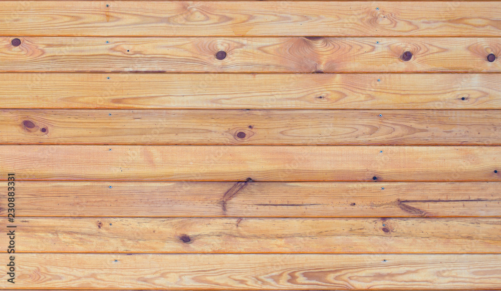 Obraz premium Brown wood plank wall texture background