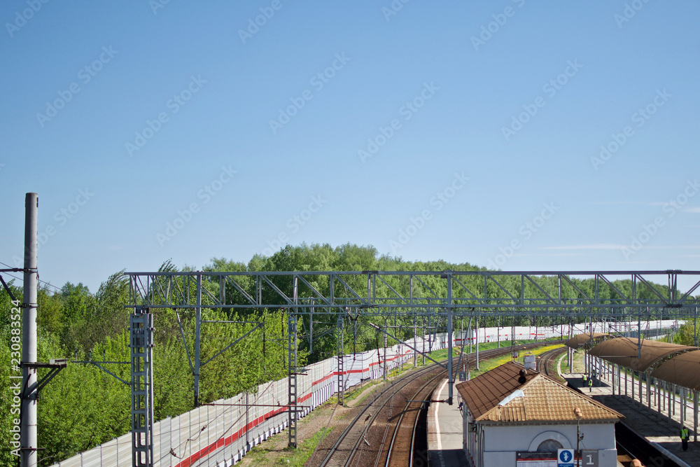 Obraz premium Old railway station