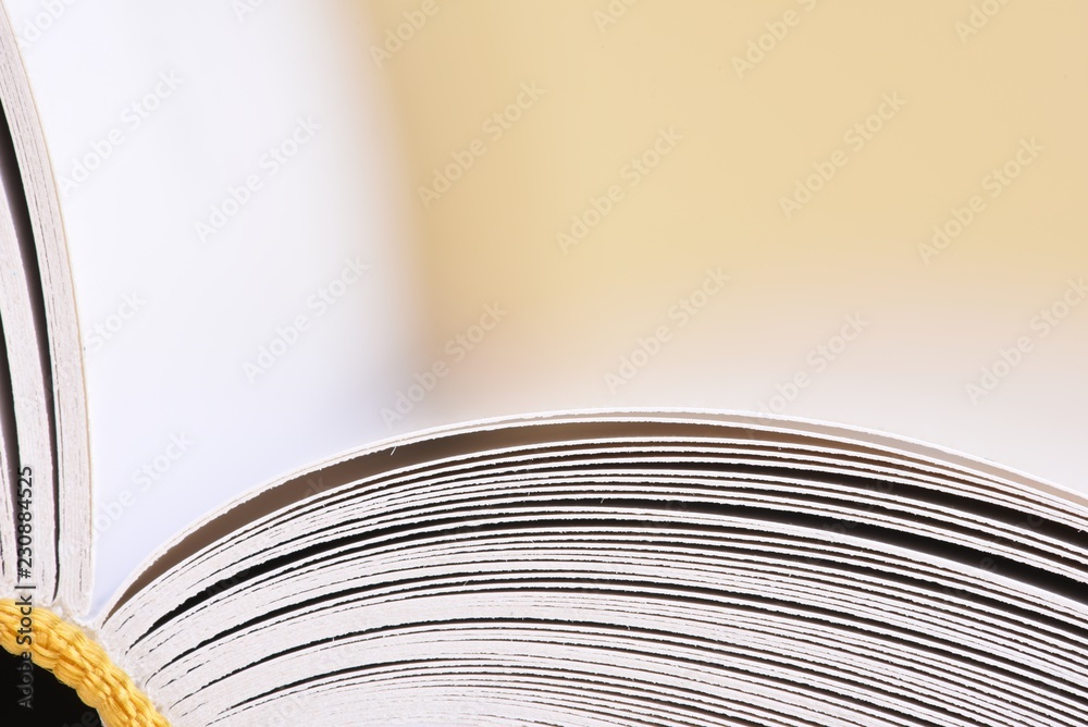 Fototapeta premium Pages of open book close-up