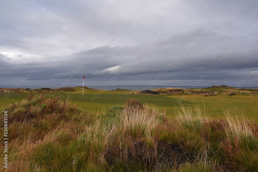 Hole No. 15 at Lofoten Links, Norway Hole No. 15 at Lofoten Links, Norway