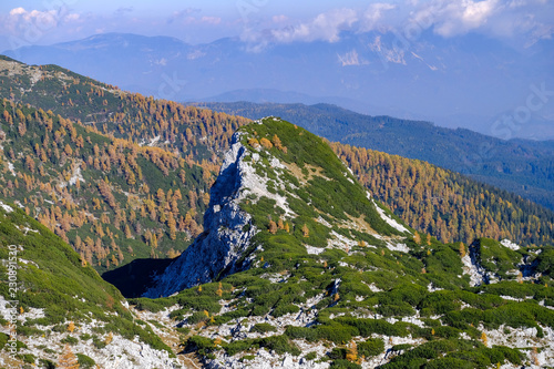 Slovenian mountains under Visevnik photo