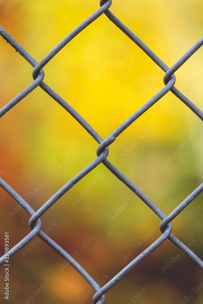The patterns of a fence with blured background The patterns of a fence with blured background