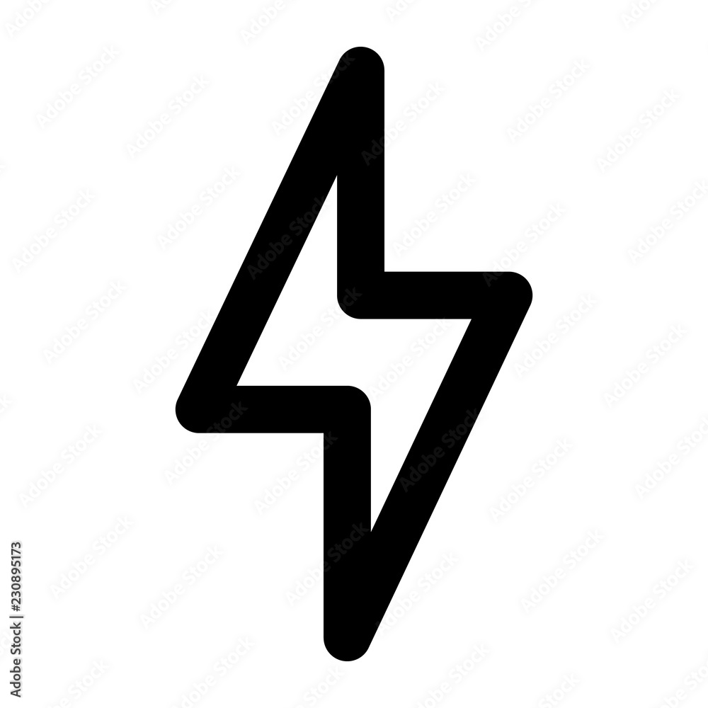 Light power icon. Outline light power vector icon for web design isolated on white background Light power icon. Outline light power vector icon for web design isolated on white background
