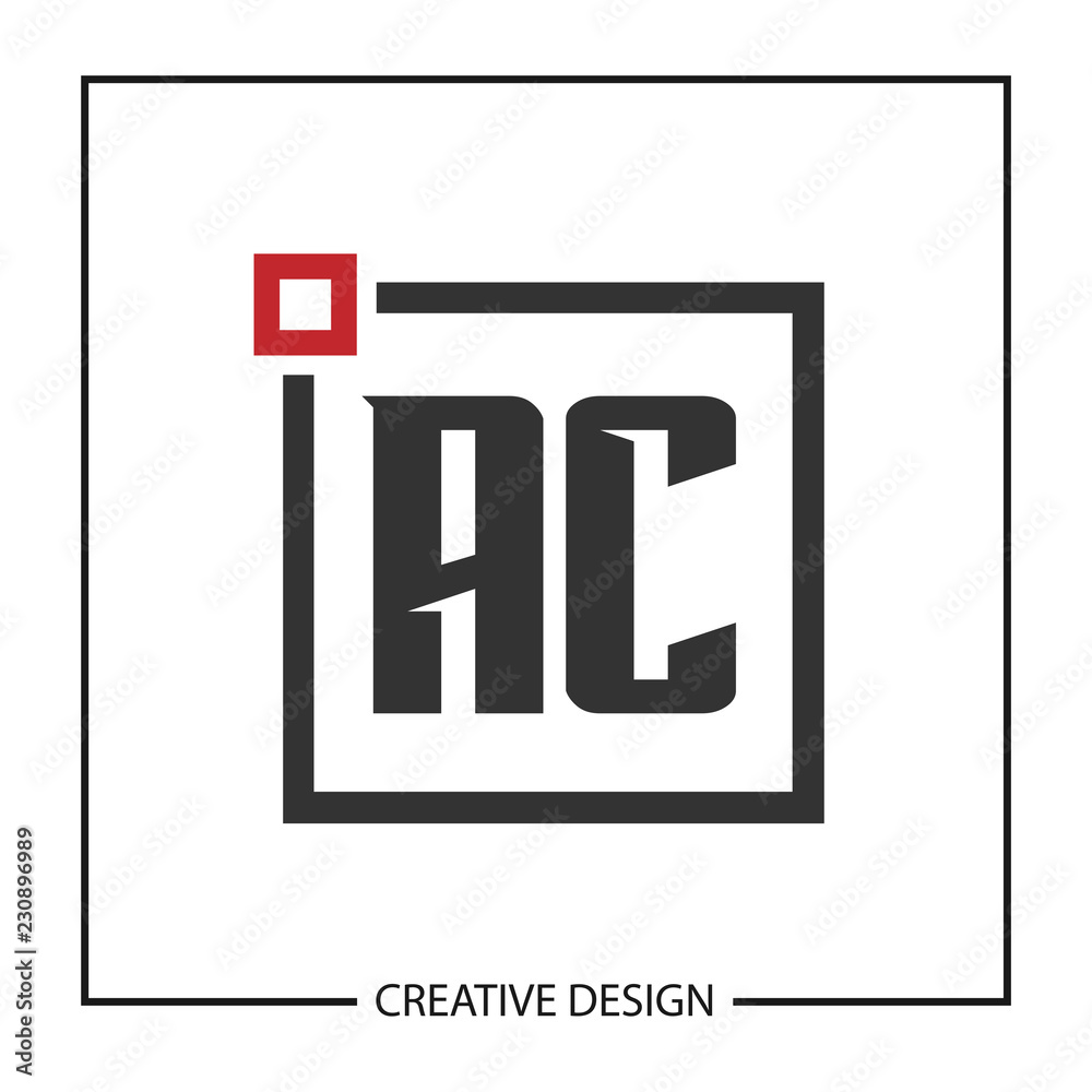 Initial Letter AC Logo Template Design Vector Illustration Initial Letter AC Logo Template Design Vector Illustration