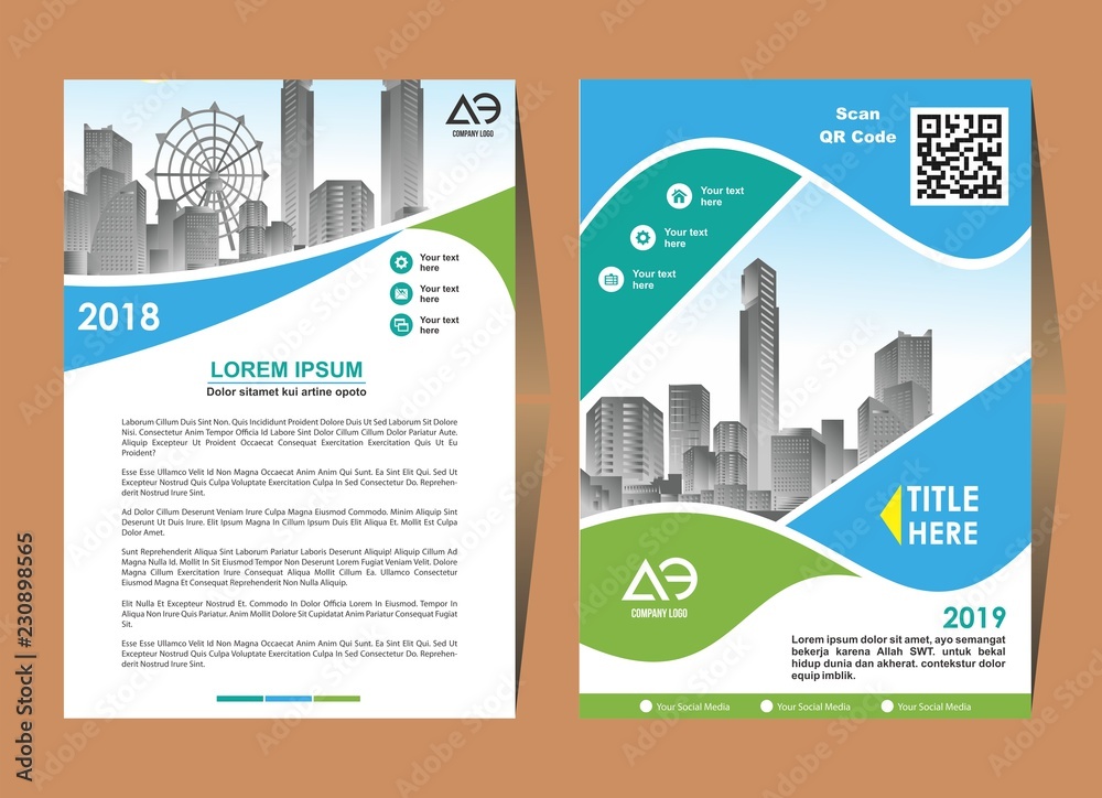 Corporate flyer, layout template. with elements and placeholder for picture. Corporate flyer, layout template. with elements and placeholder for picture.
