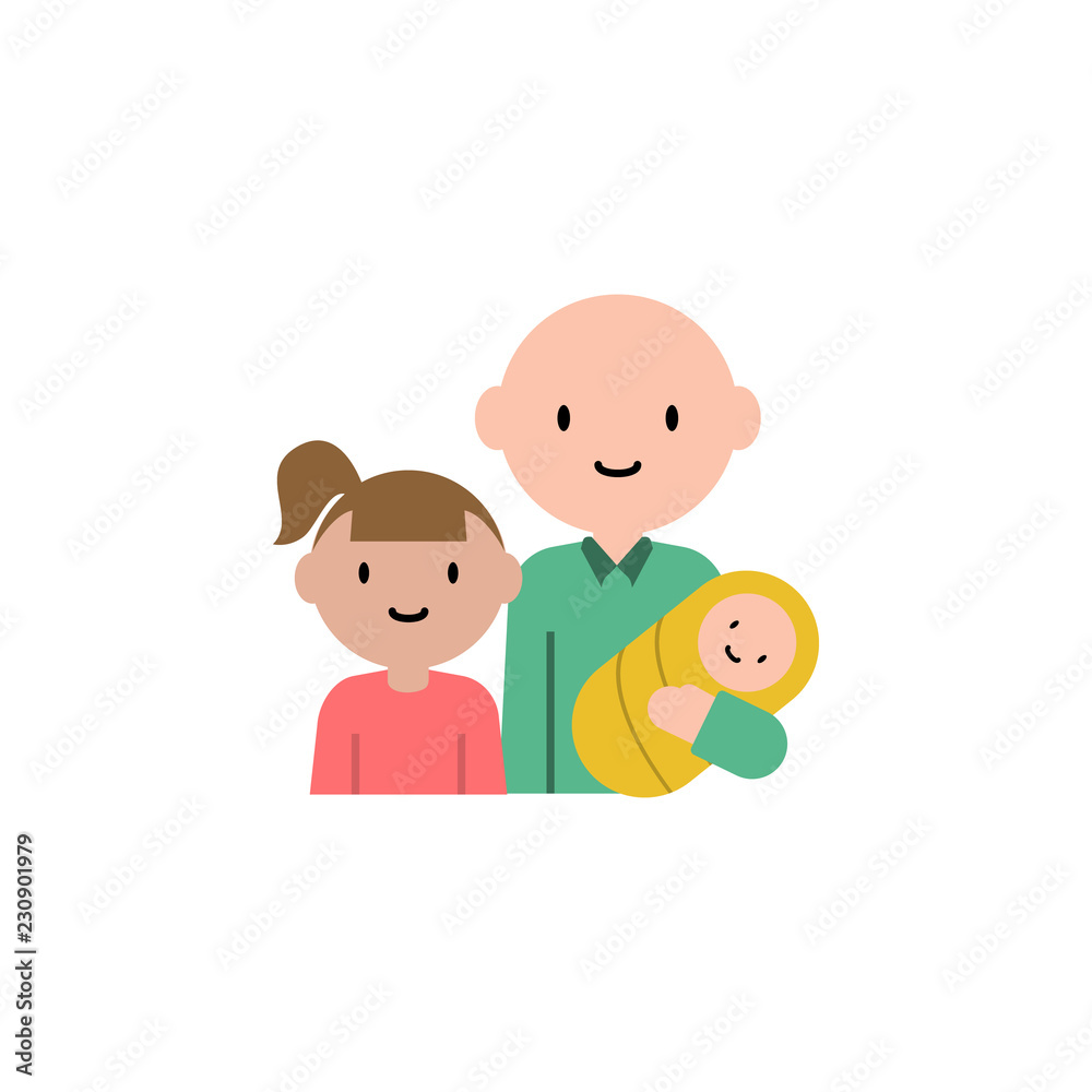 father, baby, daughter cartoon icon. Element of family cartoon icon for mobile concept and web apps. Detailed father, baby, daughter icon can be used for web and mobile father, baby, daughter cartoon icon. Element of family cartoon icon for mobile concept and web apps. Detailed father, baby, daughter icon can be used for web and mobile