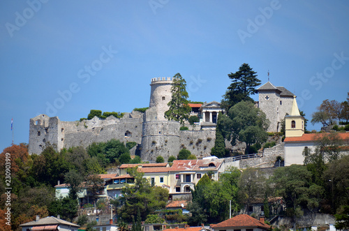 Croatia. Rijeka Trsat Fortress photo