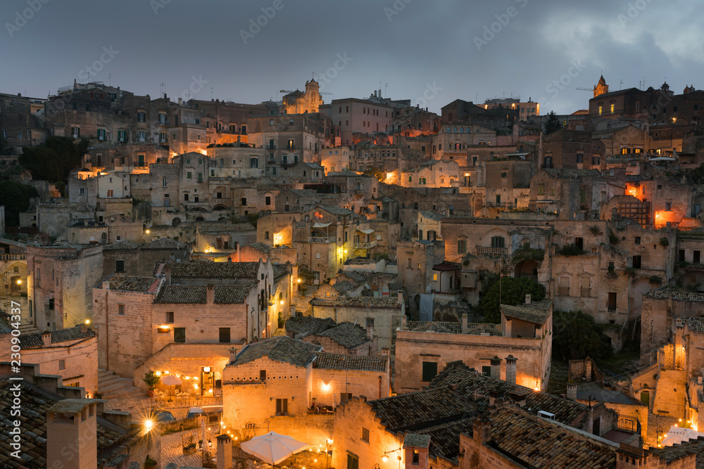 The Sassi of matera, ancient town, matera landscape by day, details of the Sassi of Matera, ancient city, landscape by day, historical center