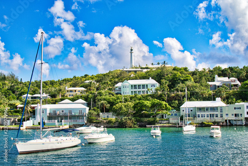 Along the coast of the Bermuda island