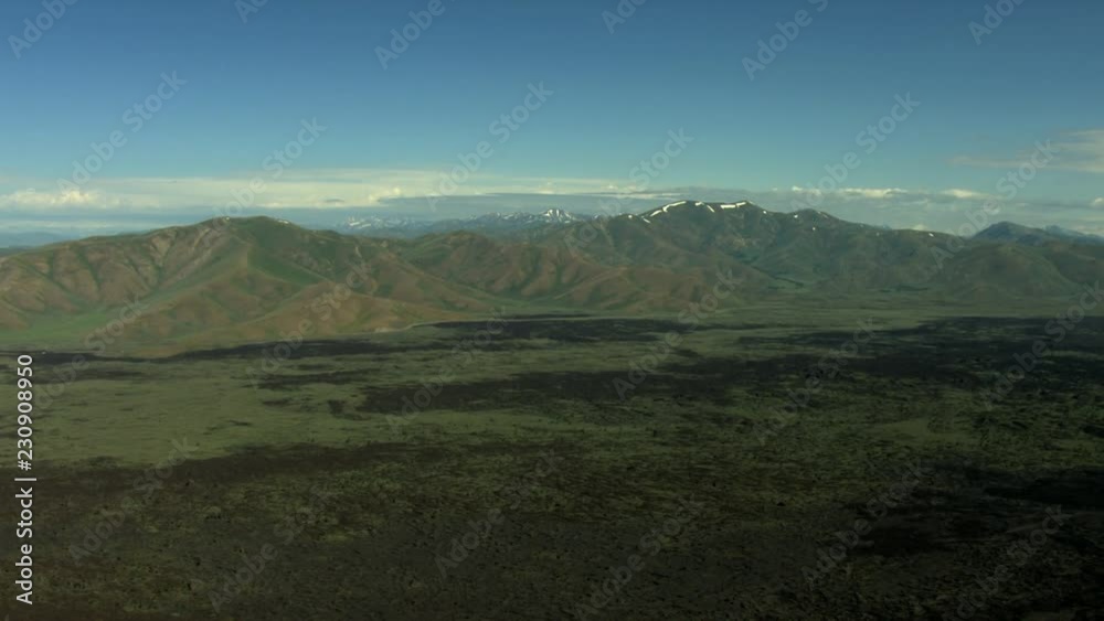 Aerial Idaho USA crater lava craters desert nature Aerial Idaho USA crater lava craters desert nature