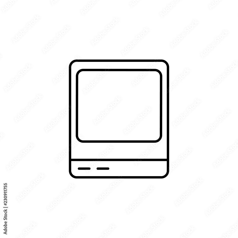 old tv icon. Element of television icon for mobile concept and web apps. Thin line old tv icon can be used for web and mobile old tv icon. Element of television icon for mobile concept and web apps. Thin line old tv icon can be used for web and mobile