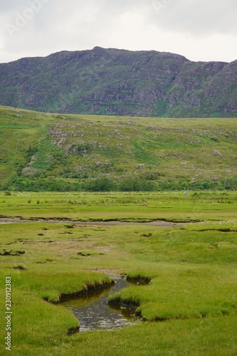 The bog at Dundonnell, Scotland. Near Little Loch Broom in the Scottish Highlands. © Linda Harms