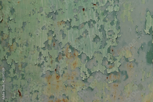 Photos Peeling paint color engender rusted, Texture metal with abrasion