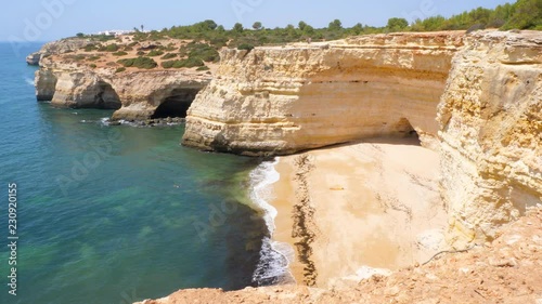 Snorkeling at a lone beach in Portugal