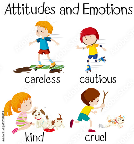 English word attitudes and emotions