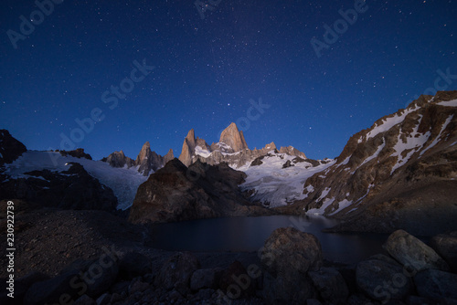 Mt. Fitz Roy & Laguna De los Tres, Beautiful Mountains of the Patagonia Region of Argentina