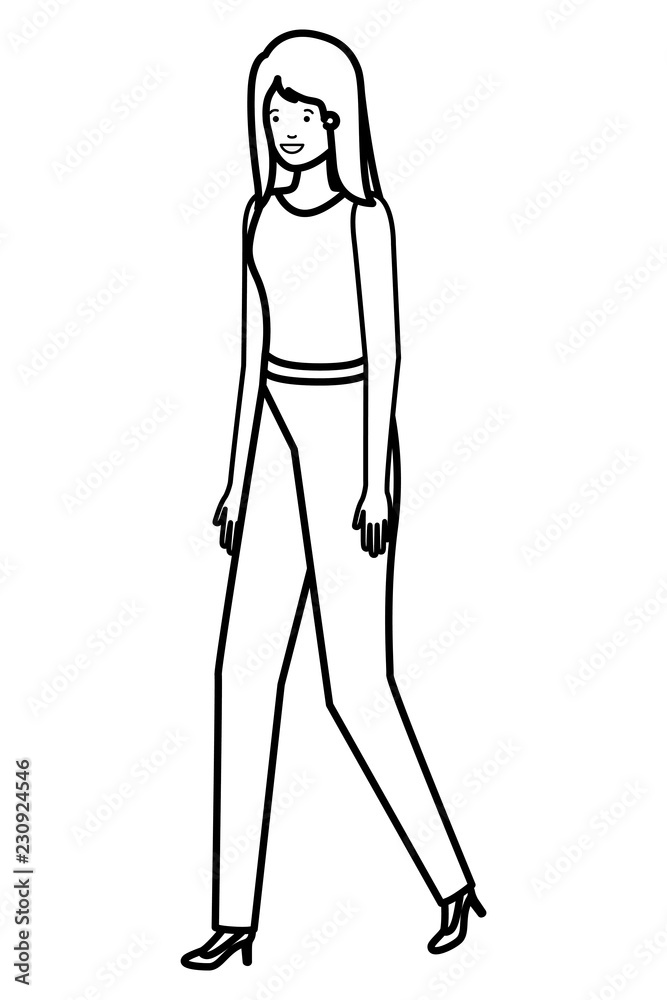 business woman avatar character business woman avatar character