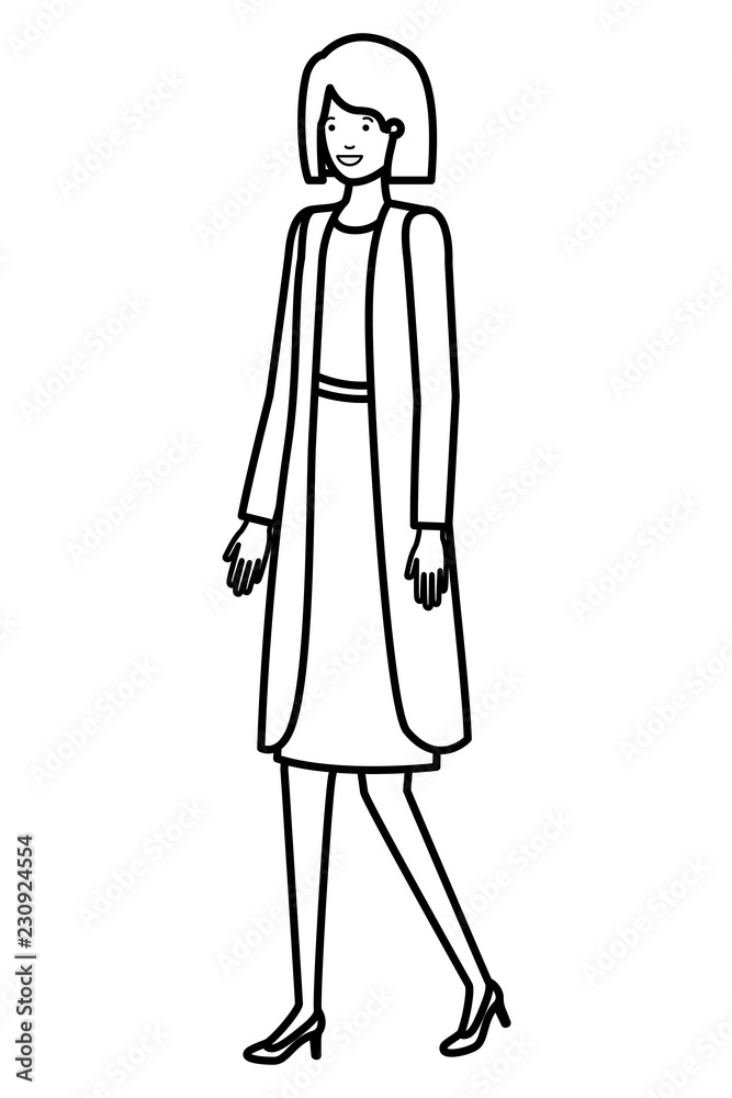 business woman avatar character business woman avatar character